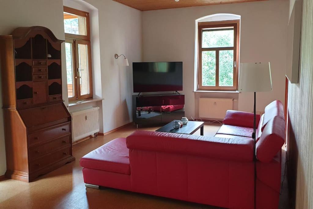 Idyllische Ferienwohnung In Zentrumsnaehe Dresda Esterno foto